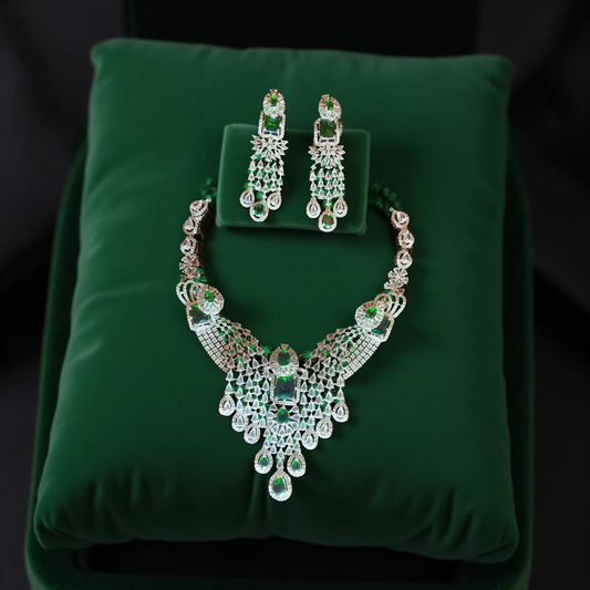 American diamond necklace set