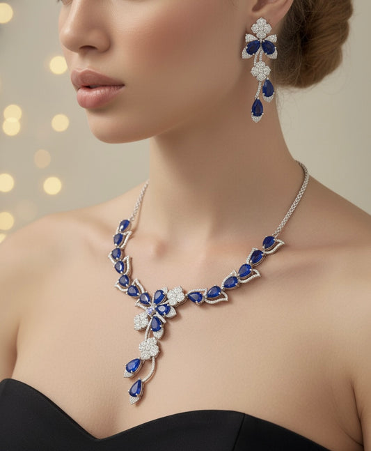 American diamond necklace set