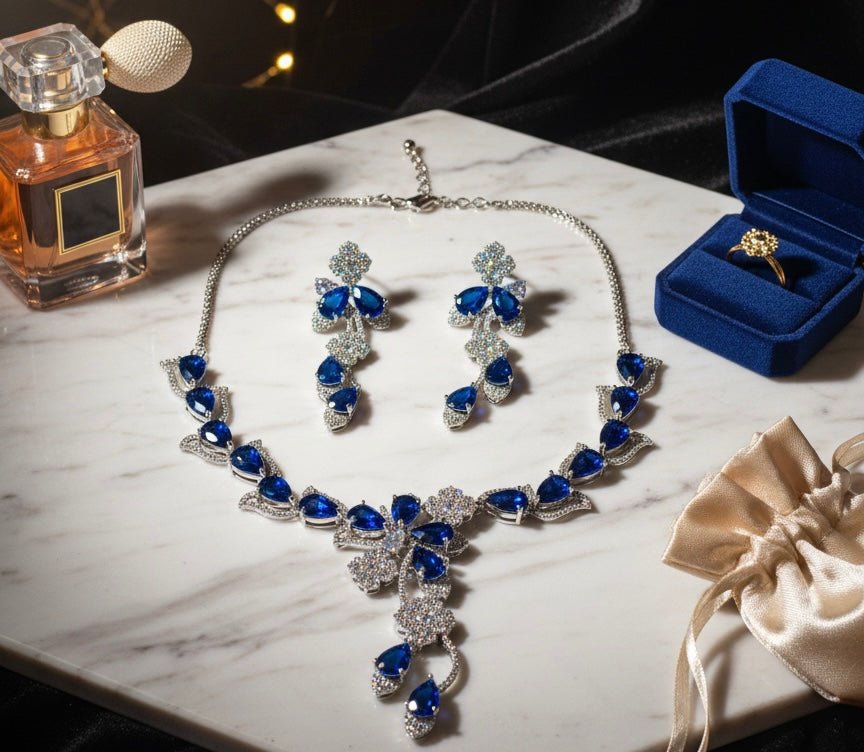 American diamond necklace set