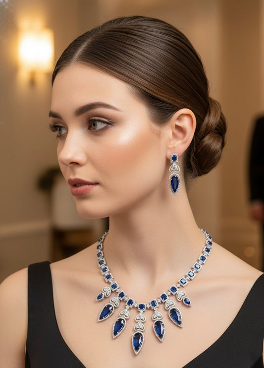 American diamond necklace