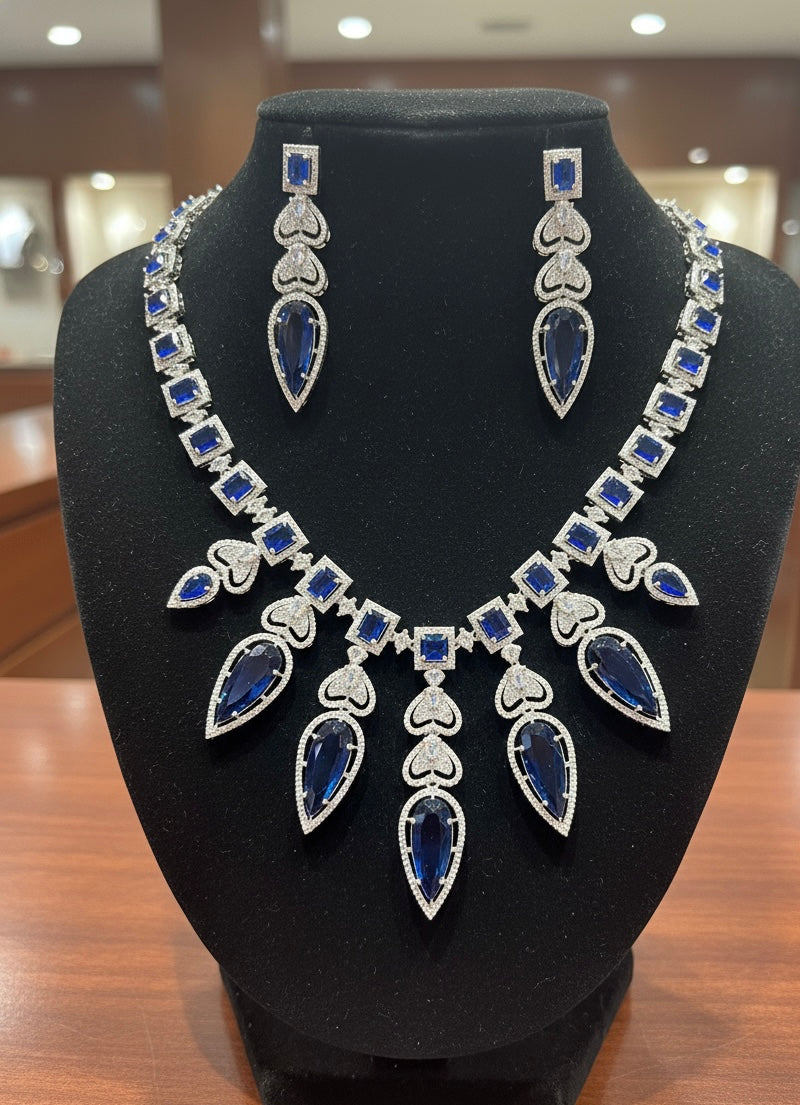 American diamond necklace