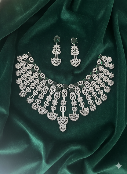 American diamond necklace set
