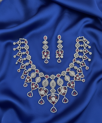 American Diamond necklace set