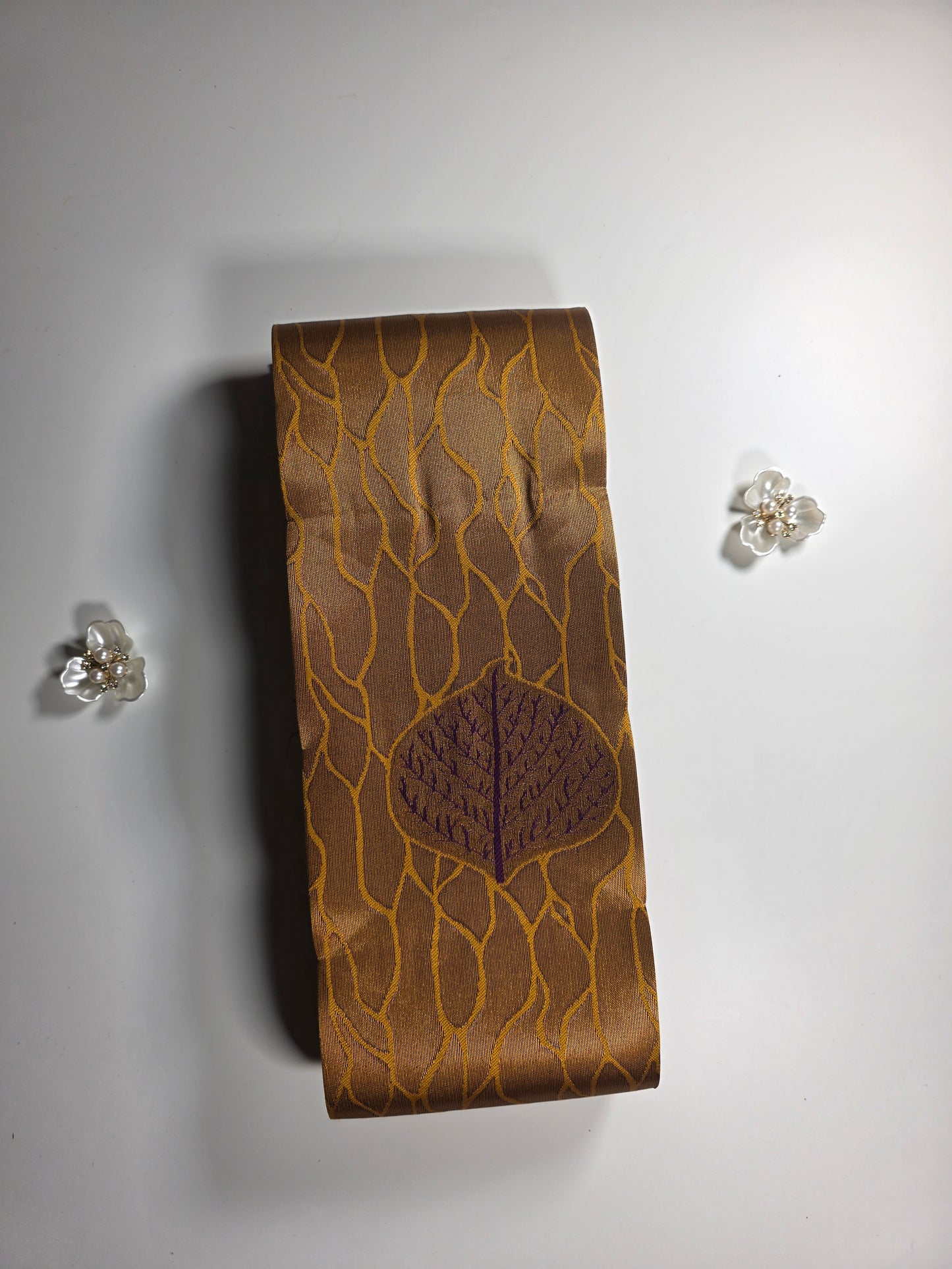 Mustard bloom Purple border Kuberapattu