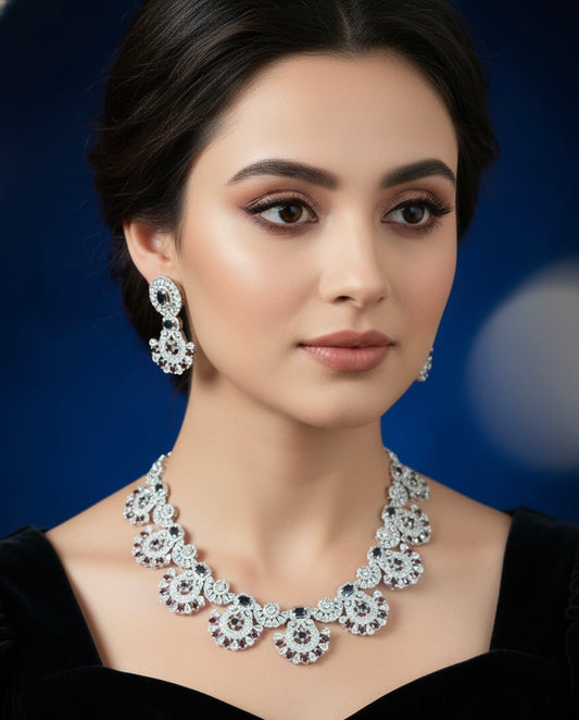 American diamond necklace set