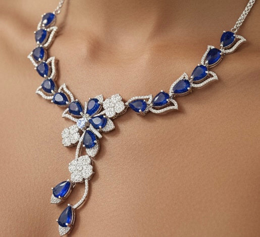 American diamond necklace set