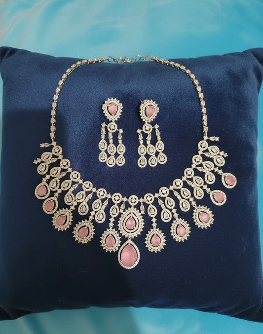 American diamond necklace set