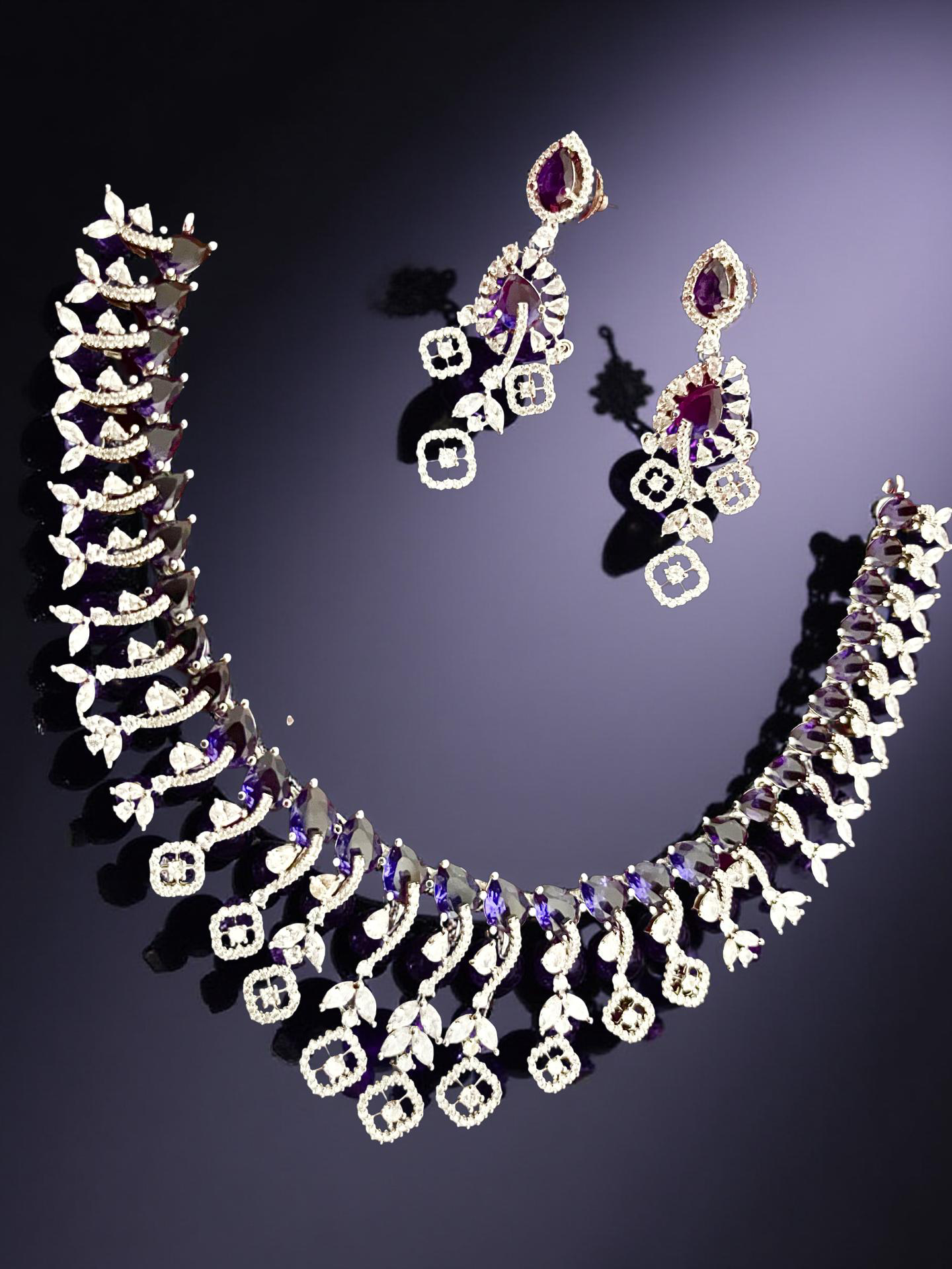 American diamond necklace