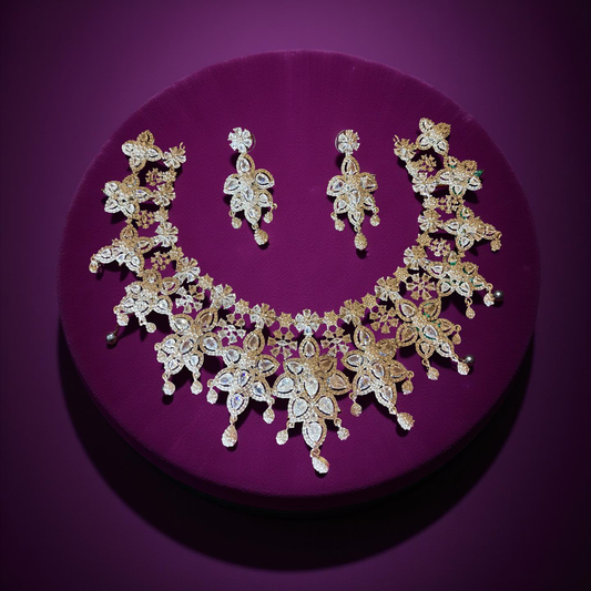 American diamond necklace set