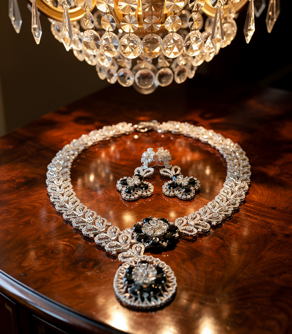 American diamond necklace set