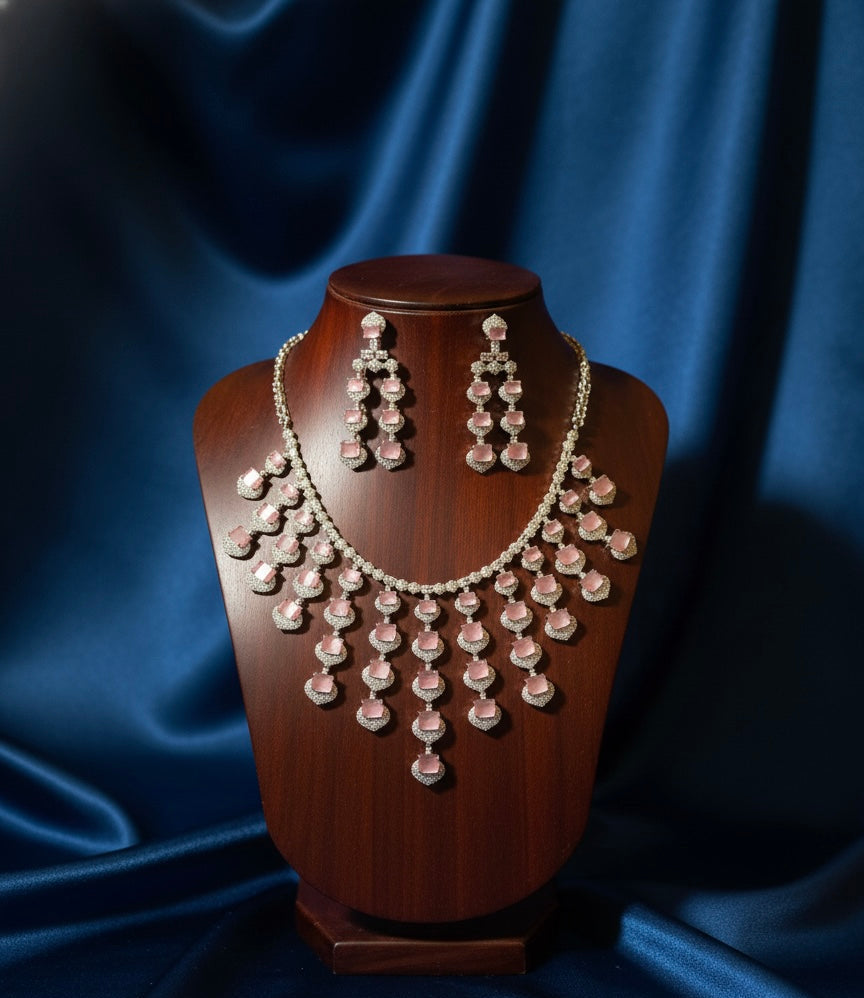 American diamond necklace set