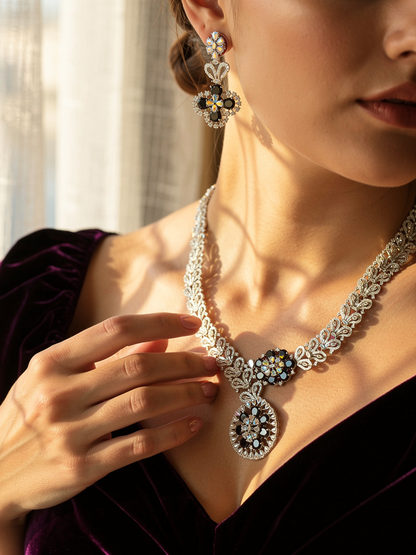 American diamond necklace set