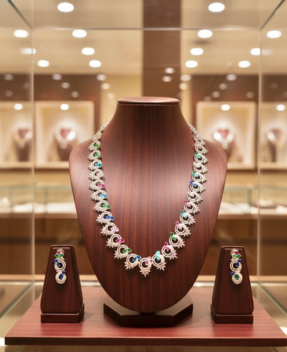 American diamond necklace set