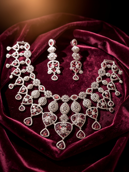 American Diamond necklace set