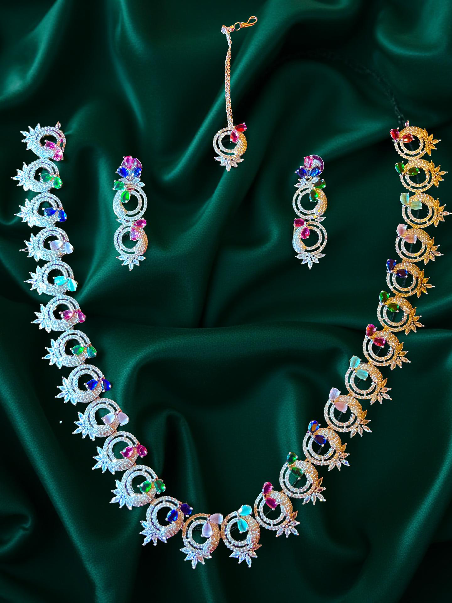 American diamond necklace set