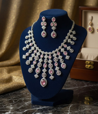 American diamond necklace