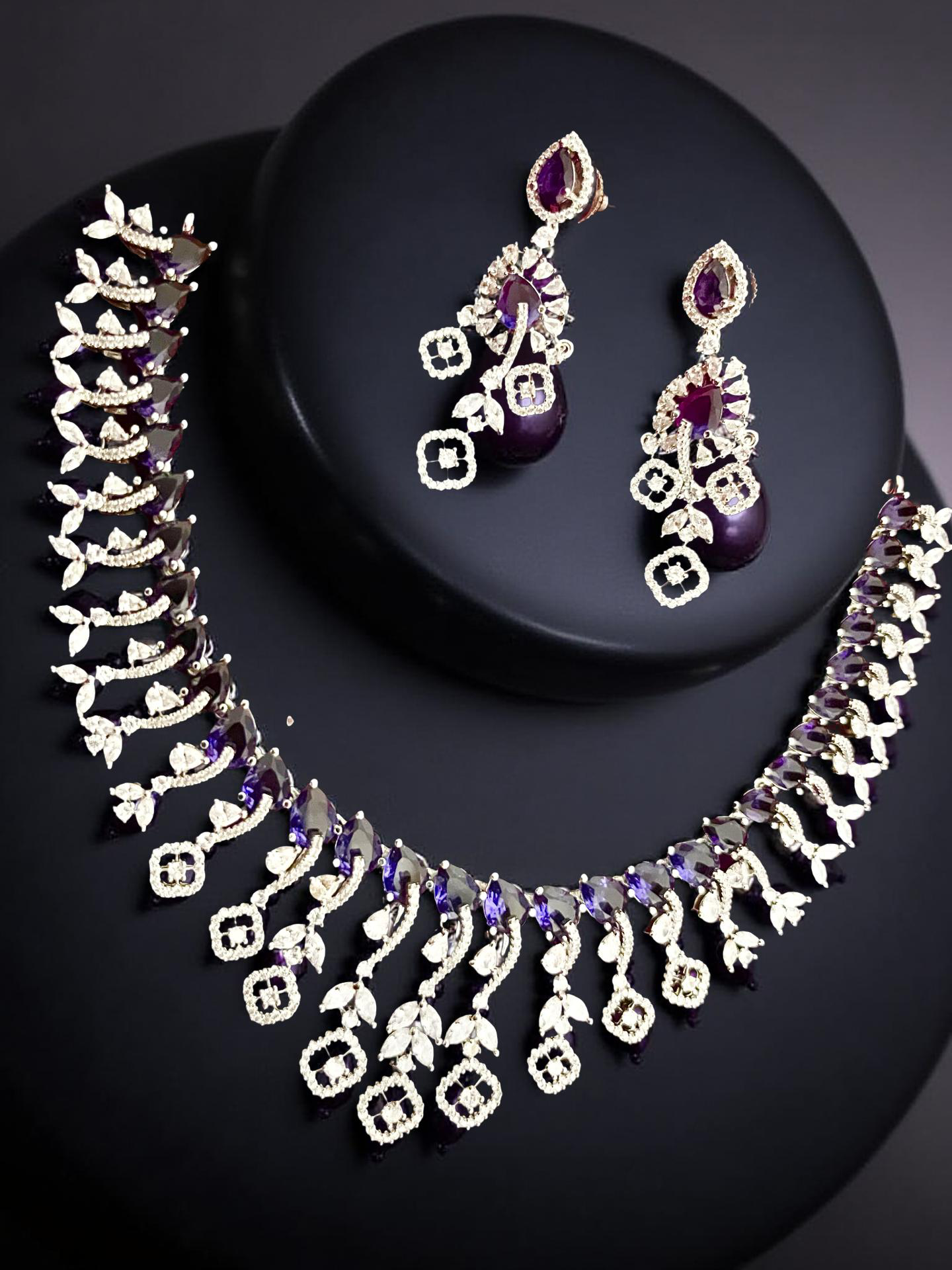 American diamond necklace