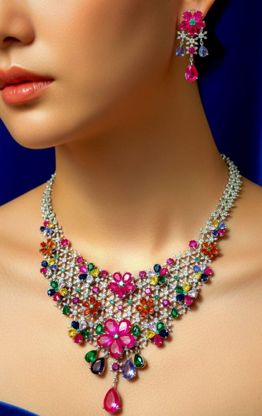 AMERICAN DIAMOND NECKLACE
