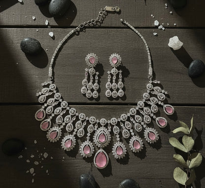 American diamond necklace set