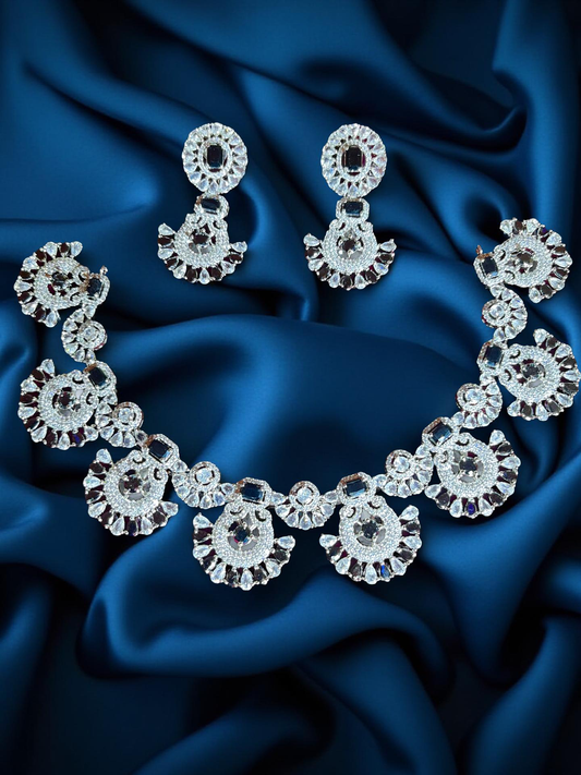 American diamond necklace set