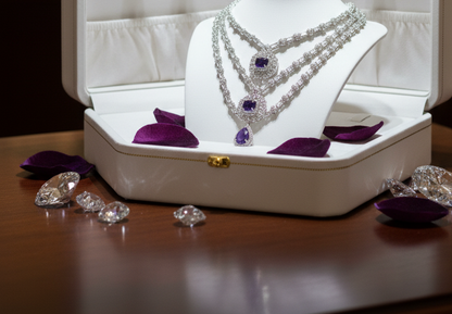 American diamond necklace set