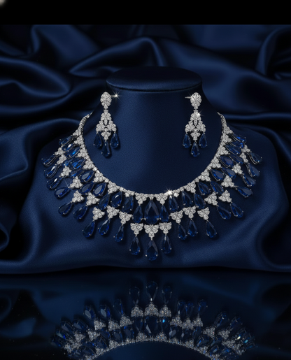 American diamond necklace.