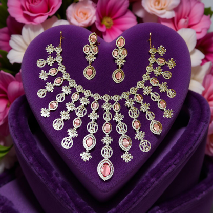 American diamond necklace