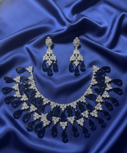 American diamond necklace.