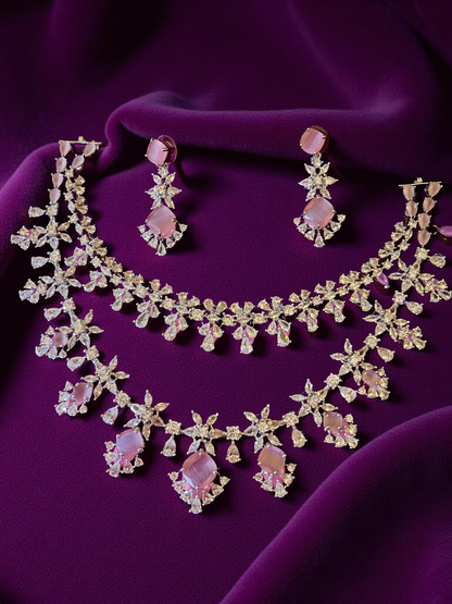 American diamond necklace