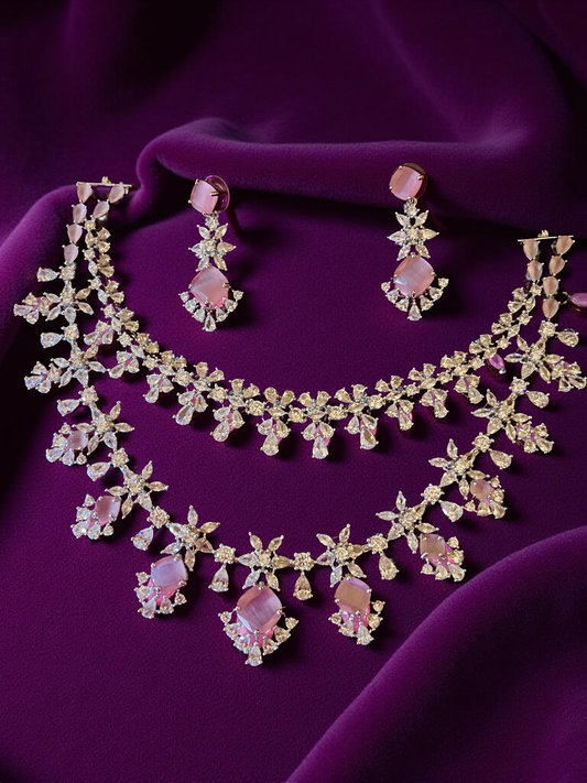 American diamond necklace