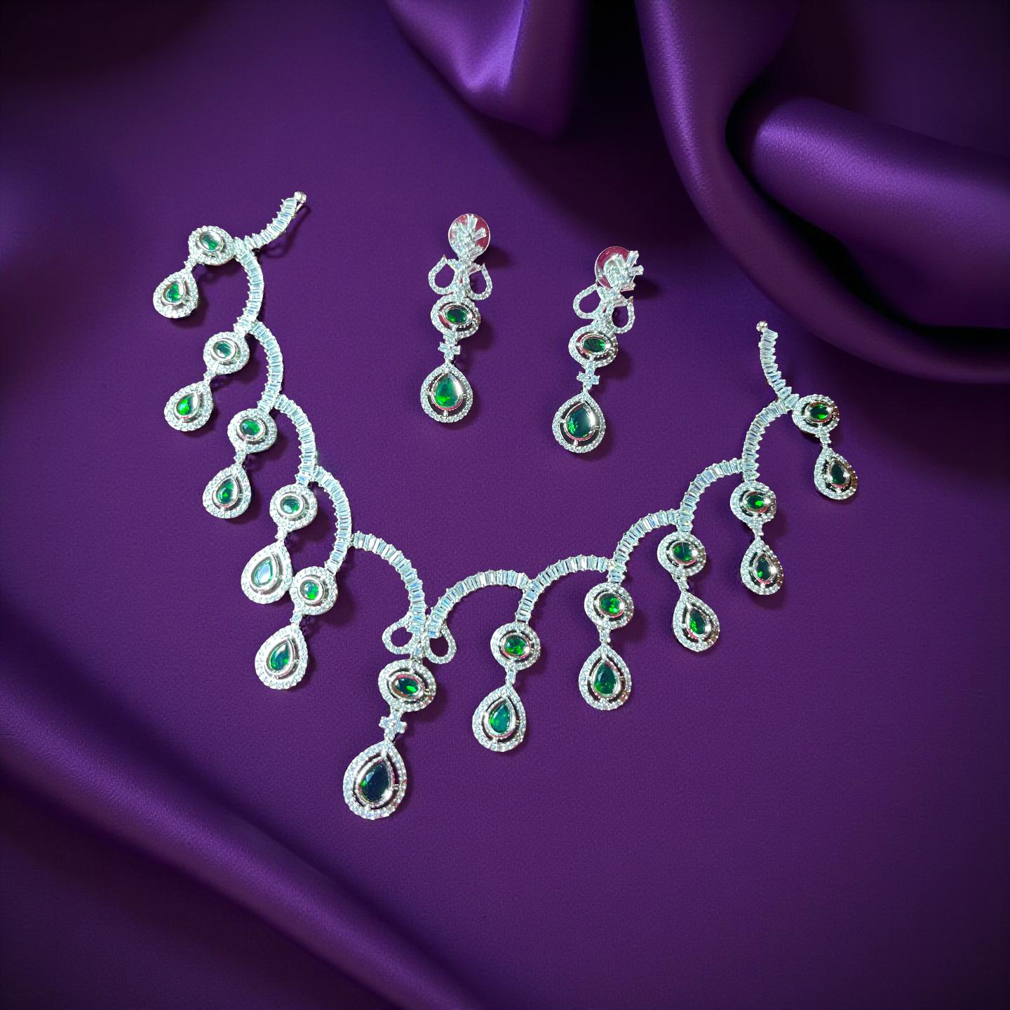 American diamond necklace