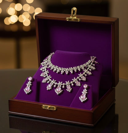 American diamond necklace