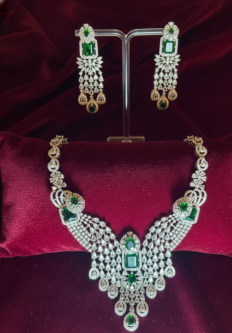 American diamond necklace set