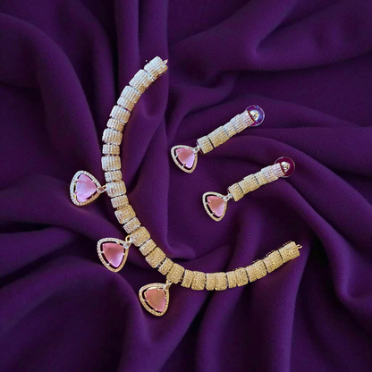 American diamond necklace set