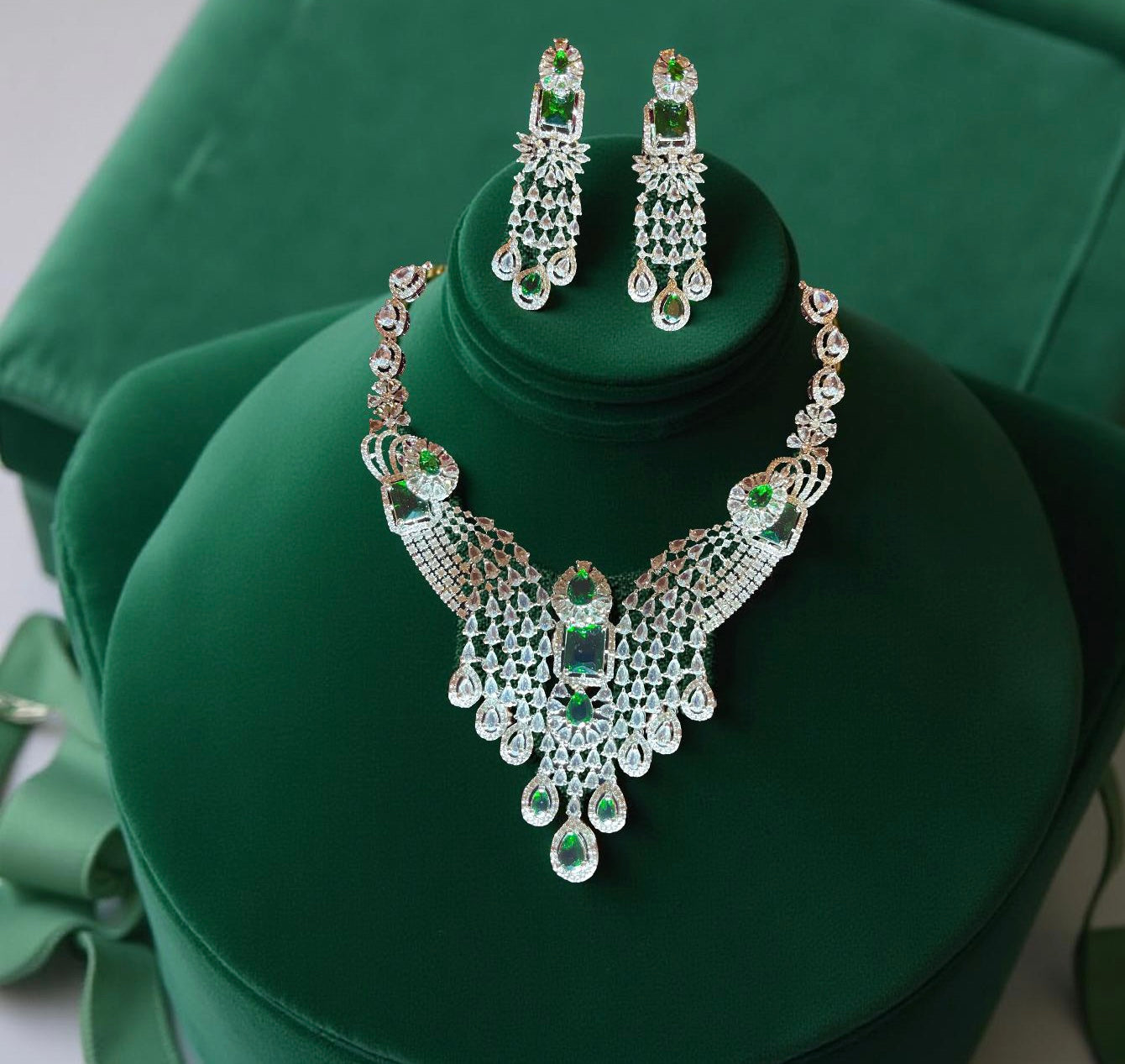 American diamond necklace set