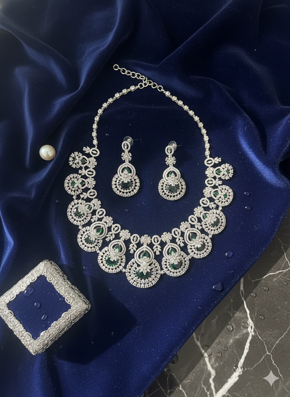 American diamond necklace set