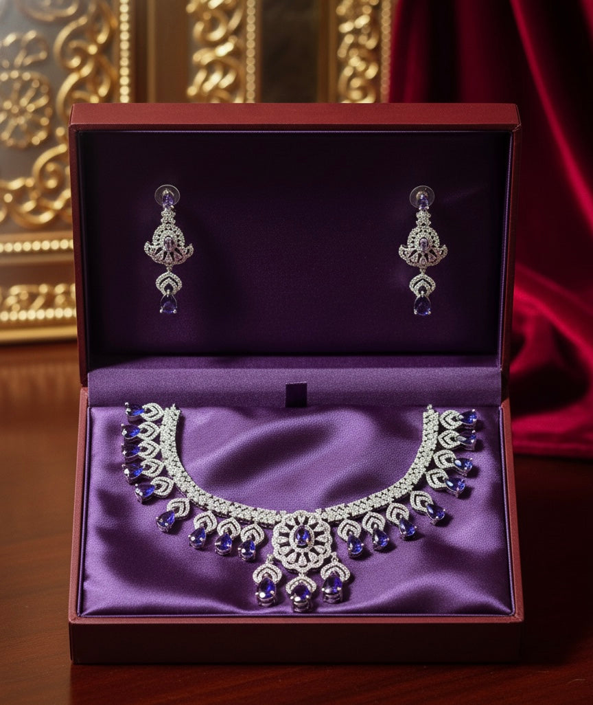 American diamond necklace