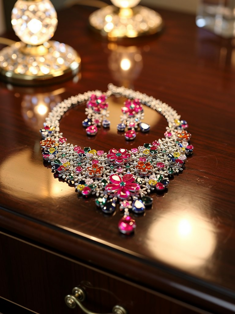 AMERICAN DIAMOND NECKLACE