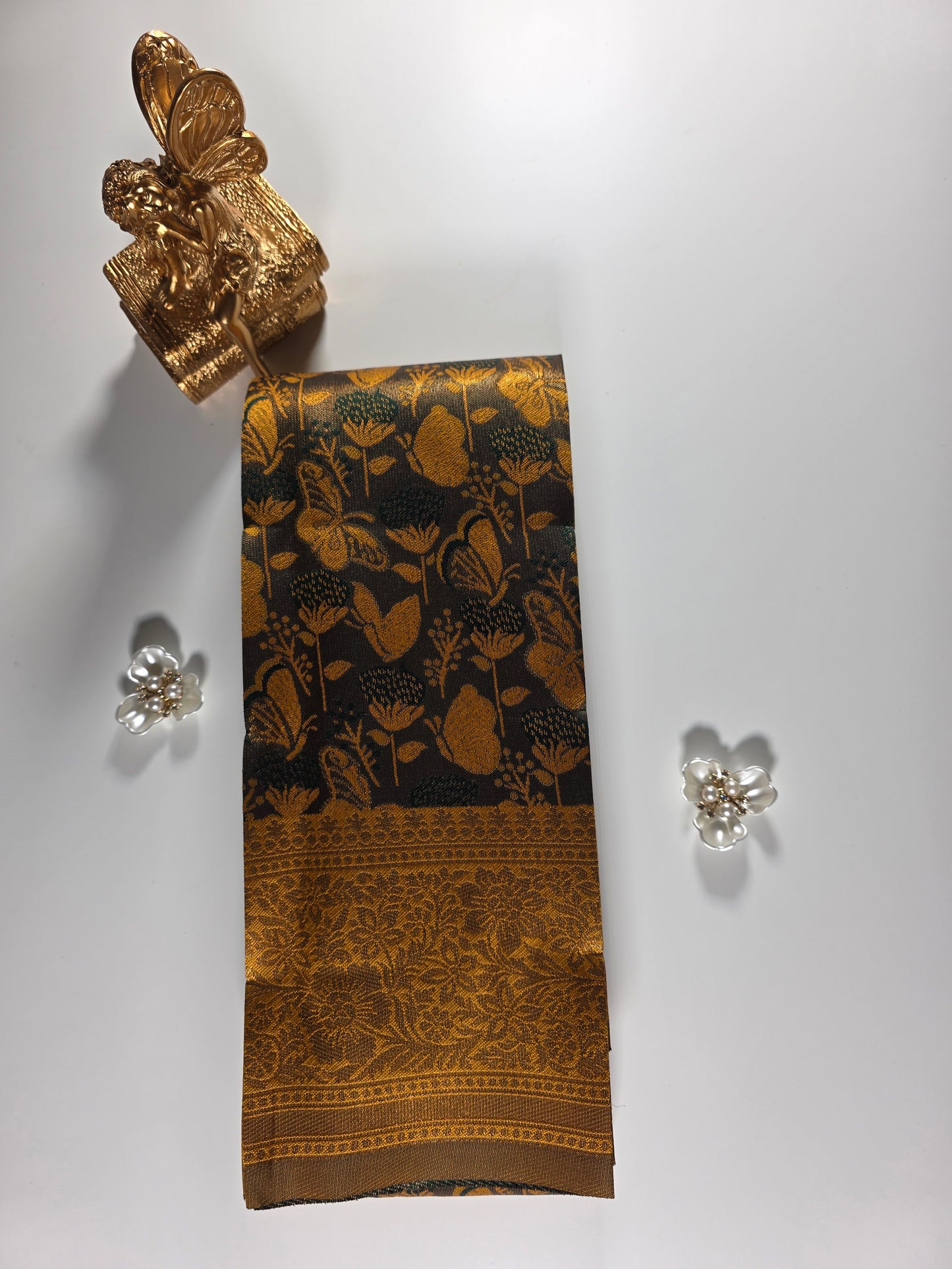 Kubera pattu earth bloom saree