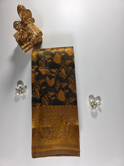Kubera pattu earth bloom saree
